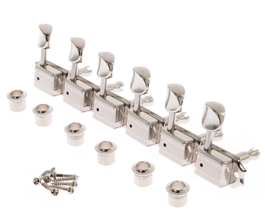 Kluson 6 In Line Set Of Tuners Double Line