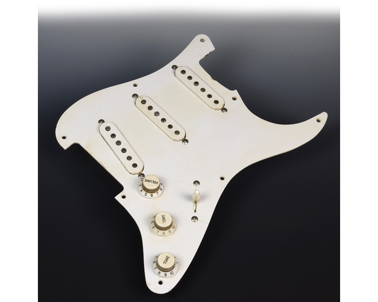 Pre-Wired Aged Single Ply Pickguard FREE WIRING