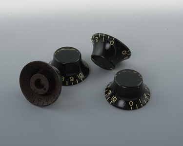 Vintage Relic Black Top Hat Knobs (Set of 4 or 2)