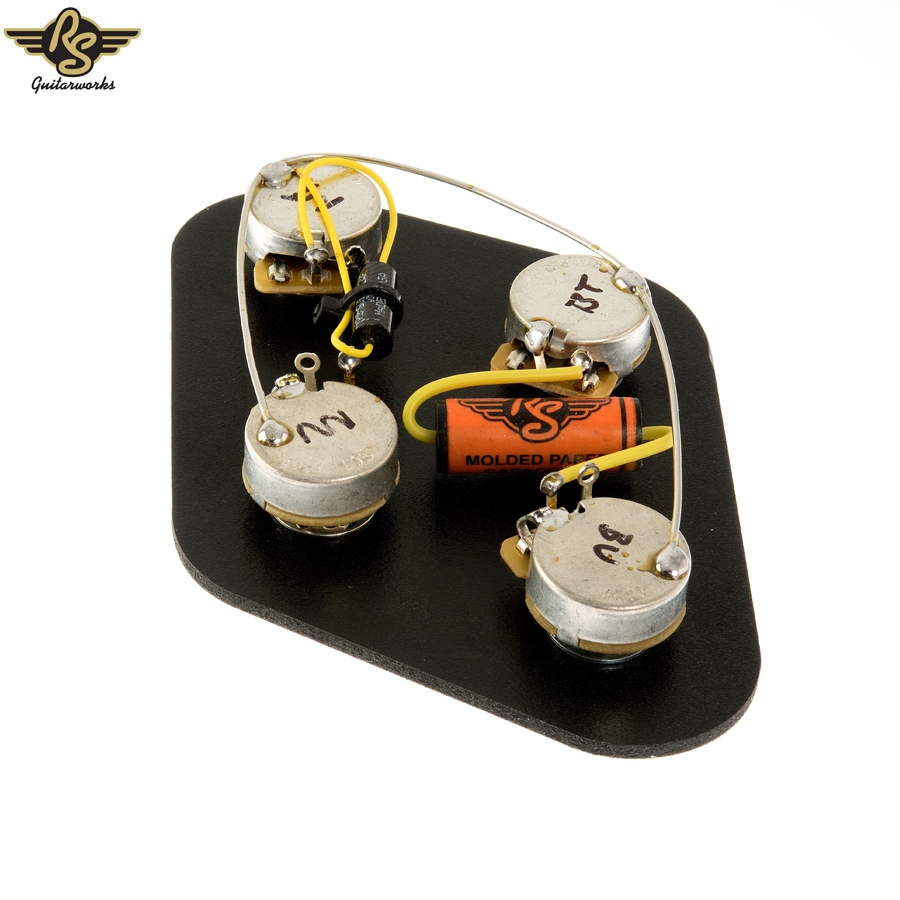 PreWired Premium Vintage / Modern Electronics Upgrade Kit Short Shaft