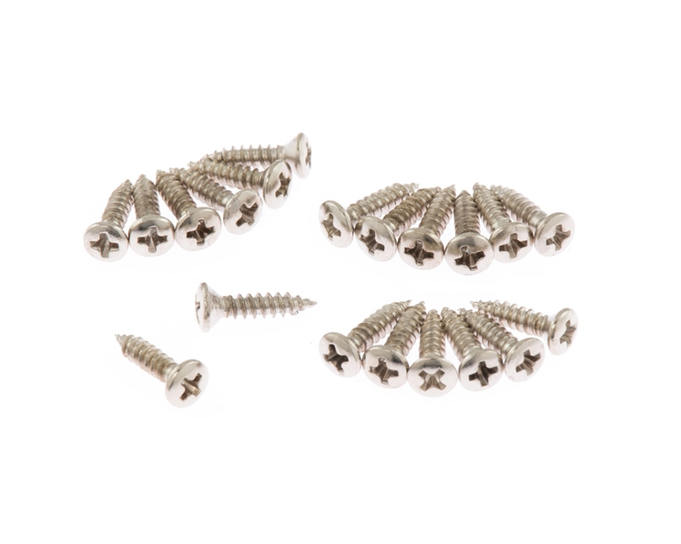 Pickguard Screws For Fender in Nickel Finish