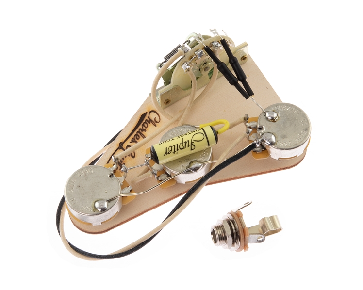 5 Way HSS 1 Vol 2 Tone Strat Jupiter Pre-Wired Kit