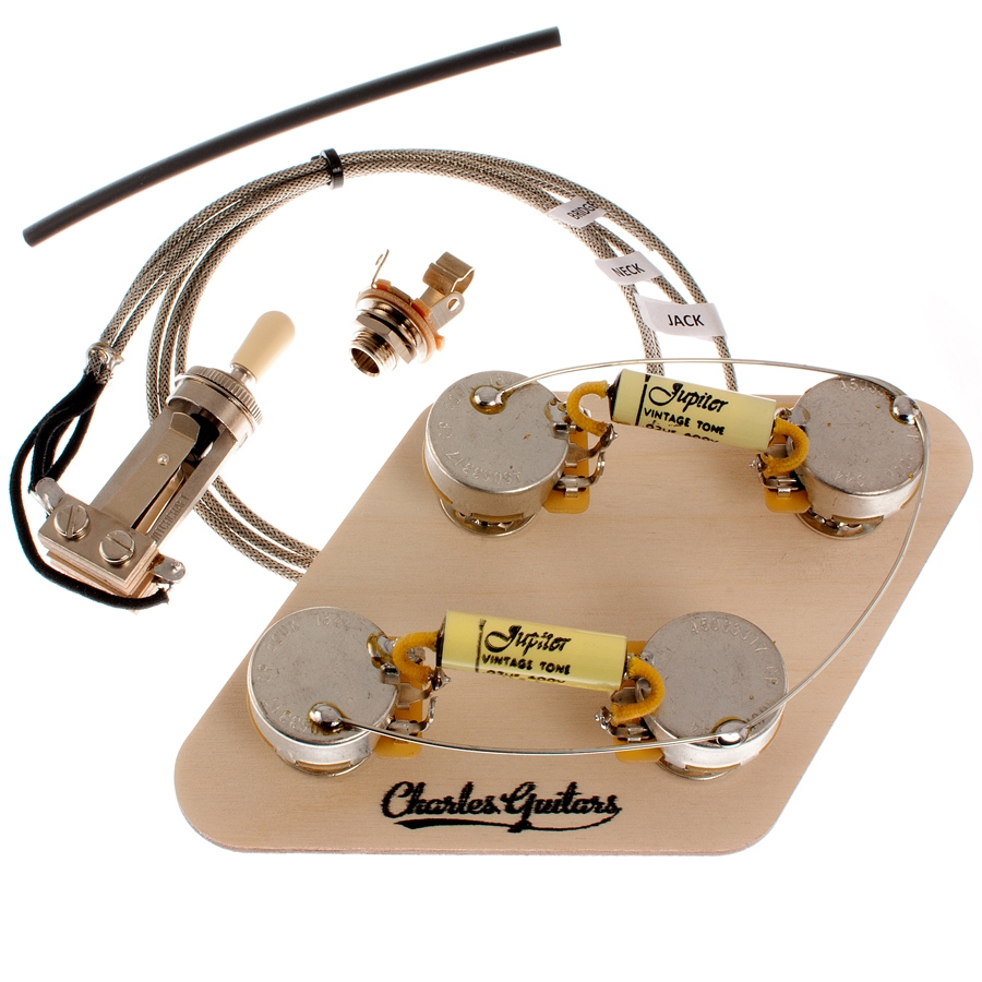 Premium Les Paul Wiring Diagram from www.charlesguitars.co.uk