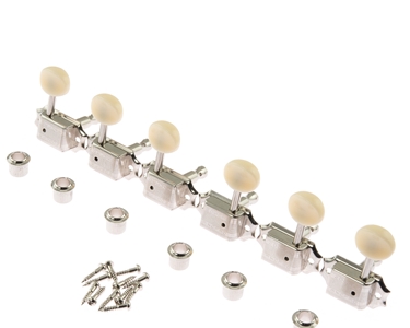 Kluson 3 Per Side Oval Button - Double Line Tuners  