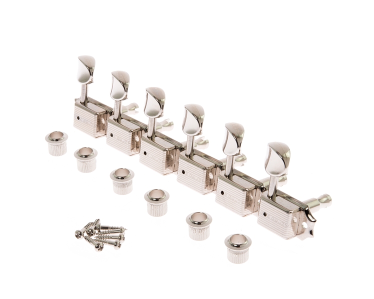 Kluson 6 In Line Set Of Tuners Single Line