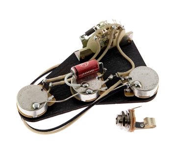 Pre-Wired Premium Vintage Paper in Oil Strat Blender Upgrade Kit