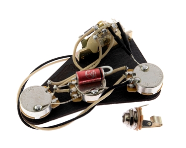 Pre-Wired Premium Vintage Paper in Oil Strat HSS Upgrade Kit