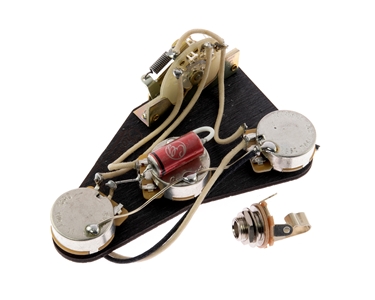 Pre-Wired Premium Vintage Paper in Oil Strat Upgrade Kit