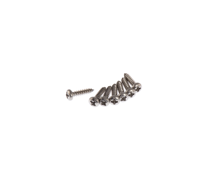 Tuning Machine Screws in Natural Stainless Steel