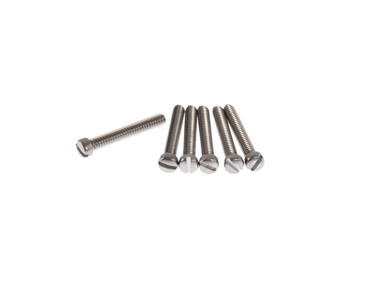 Tele Saddle Screws Slotted Stainless Steel