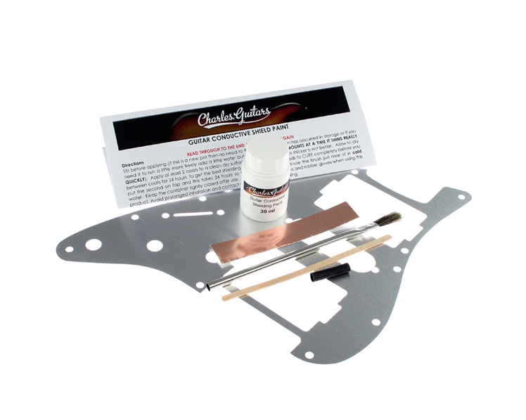 Guitar Conductive Shielding Paint with Full Aluminium Shield HSH