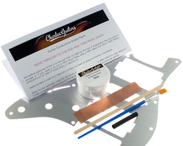 Guitar Conductive Shielding Paint with Full Aluminium Shield HSH