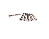 Tele Bridge Screws in Natural Stainless Steel