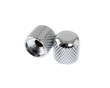 tele knobs chrome dome top