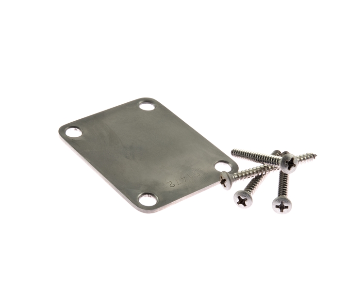 Callaham Aged Neck Plate, Stainless With Serial No