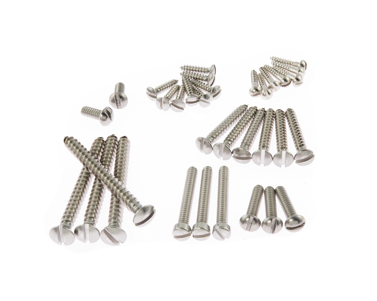 Callaham Slotted Head Stainless Steel Screw Set