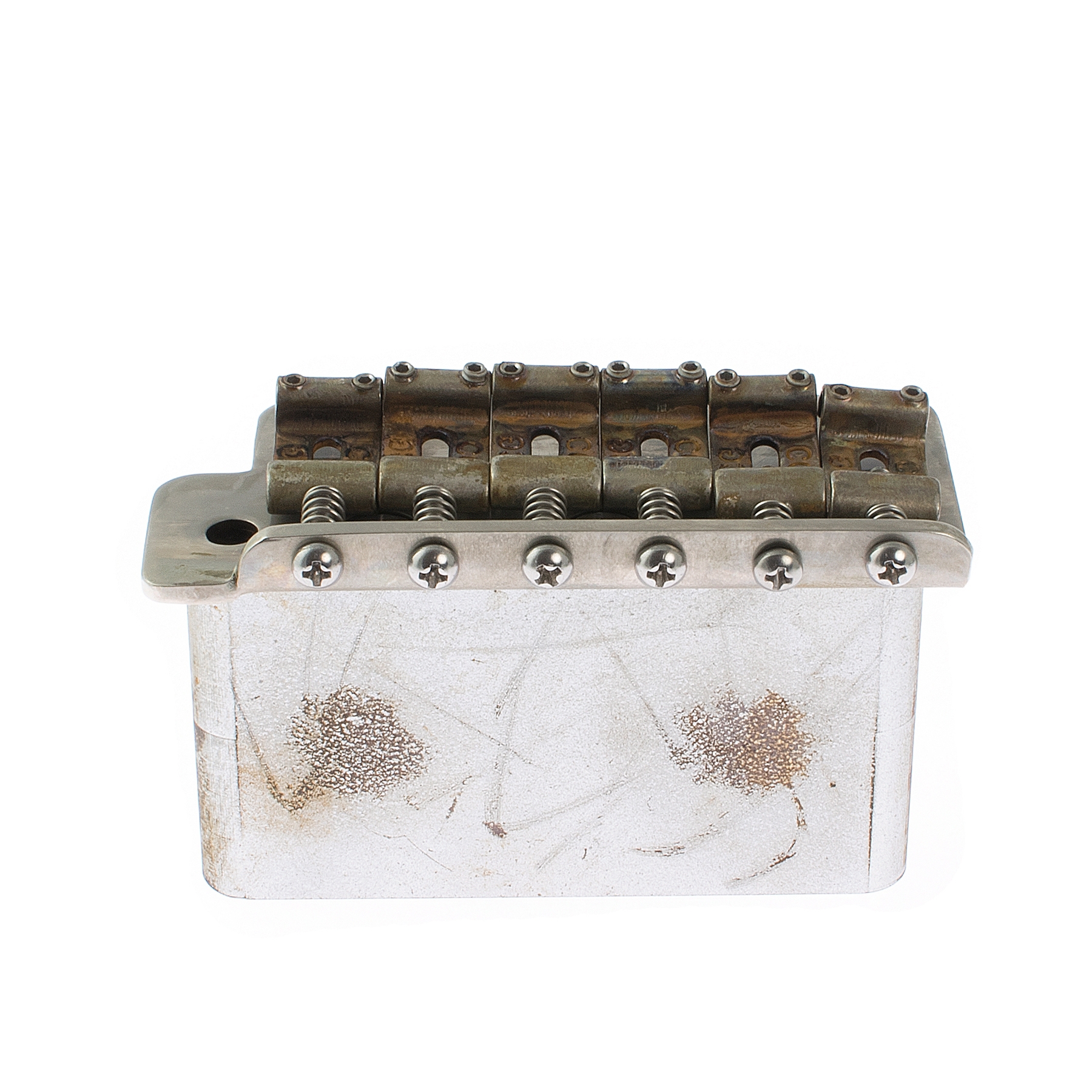 Callaham Vintage Strat Bridge Kit Left Handed EX Aged Finish