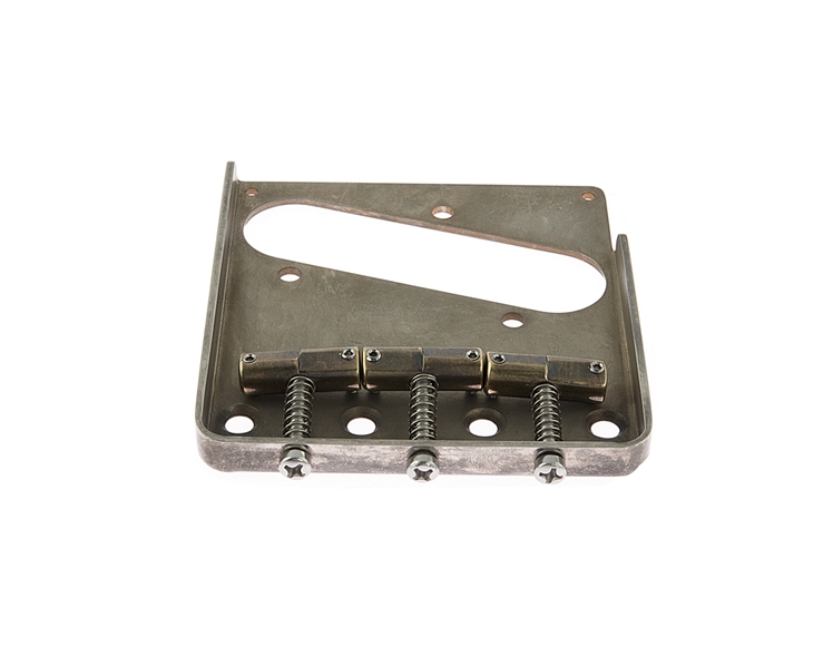 Callaham Vintage Tele Bridge, Enhanced Vintage Compensated Brass