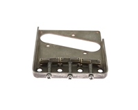 Callaham Aged Vintage Tele Bridge, Enhanced Vintage Compensated Brass