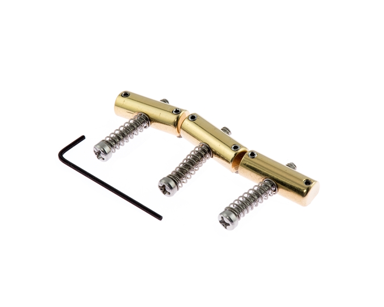 Callaham Tele Saddles, Slant Compensated, Brass