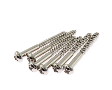 Callaham Screw Set, Tremolo Mounting, Hardened, Nickel Plated