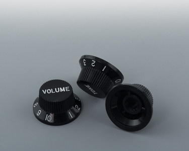 S Type Black Knob Set