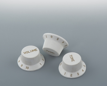 S Type White Small Numbers Knob Set