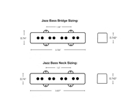 Lindy Fralin Vintage Pickups Set For Jazz Bass