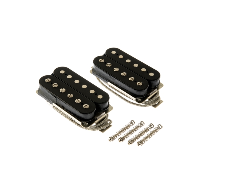 Lindy Fralin PAF Humbucking Pickups, Exposed Coils Black