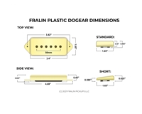 Lindy Fralin 8% Overwound Bridge Position Dog Ear P90 Pickup For Les Paul Junior