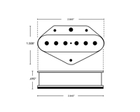 Lindy Fralin Custom Broadcaster Pickups Set