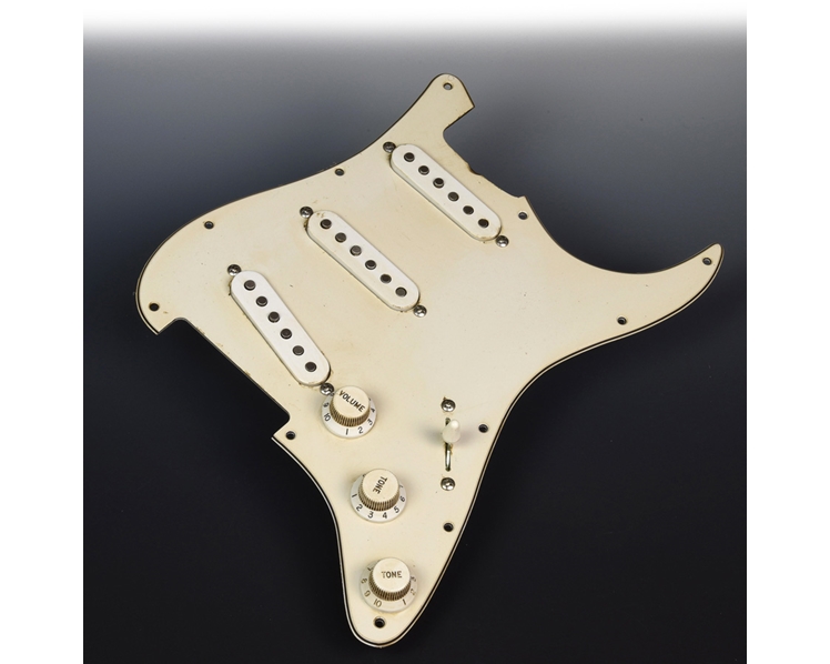 Pre-Wired Aged Parchment Pickguard FREE WIRING
