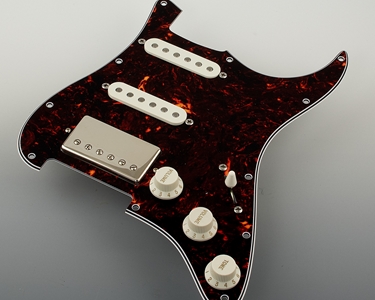 Pre-Wired HSS Brown Tortoise Pickguard 