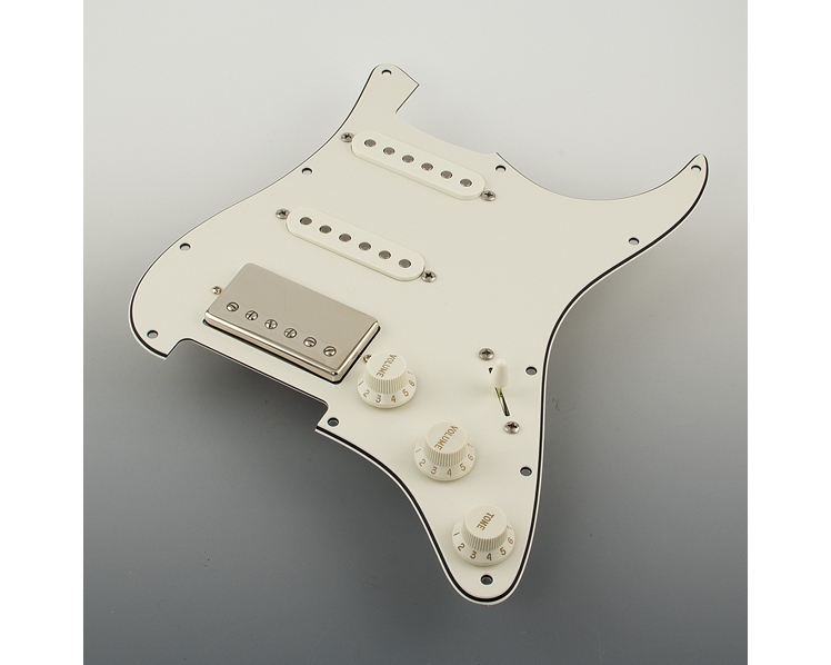 Pre-Wired HSS Parchment Pickguard 