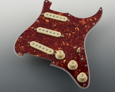 Pre-Wired Red Tortoise Pickguard