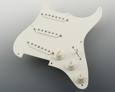 Pre-Wired Vintage White Single Ply Pickguard