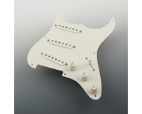 Pre-Wired Vintage White Single Ply Pickguard