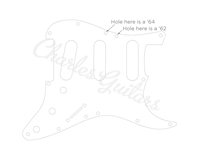 Pre-Wired Vintage White Single Ply Pickguard