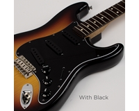 S Type '62 Black-White-Black Pickguard