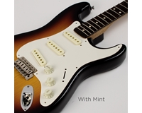 Pre-Wired Vintage White Single Ply Pickguard