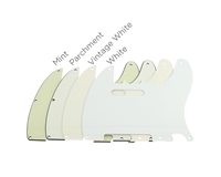 T Type 60's Single Ply White Pickguard 8 Hole Top Pickup adjust