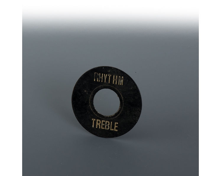 Vintage Relic Black Rhythm / Treble Poker Chip