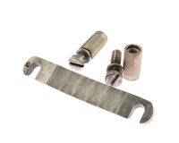 ABM 3020N Stop Bar Tail Piece Bell Brass De Shined Nickel