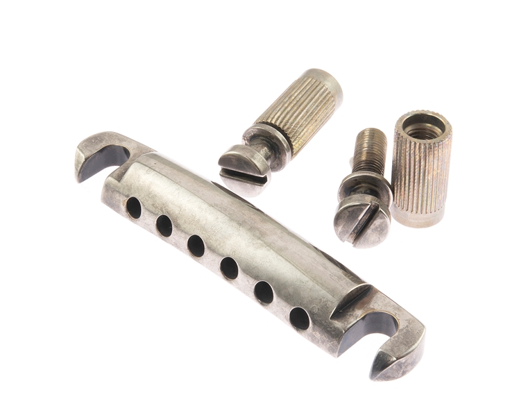 ABM 3020N Stop Bar Tail Piece Bell Brass De Shined Nickel