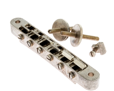 ABM 2506C Bell Brass Big Stud Epiphone Stone Aged Nickel Bridge Kit