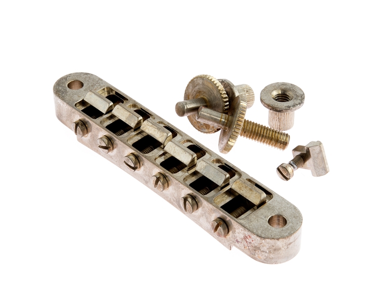 ABM 2504N Bell Brass Nashville De Shined Nickel Bridge Kit