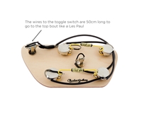 Archtop Guitar Pre-Wired Jupiter Balanced Tone Kit