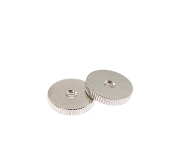 ABR-1 Thumbwheel Brass Fine Knurl Nickel