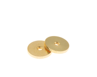 ABR-1 Thumbwheel Brass Vintage Thin Gold