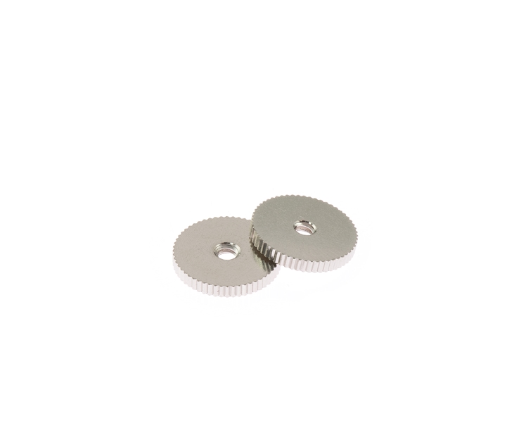 ABR-1 Thumbwheel Brass Vintage Thin Nickel